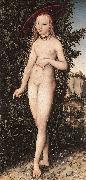 CRANACH, Lucas the Elder Venus Standing in a Landscape  fdg china oil painting artist